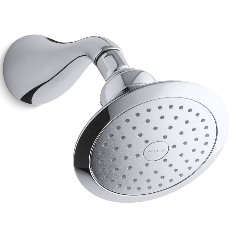 Kohler 45417-BN Duschkopf Mit Katalyst Air Induction – 2,0 GPM, Gebürstetes Nickel, 48 Düsen, Optimierte Sprühfläche